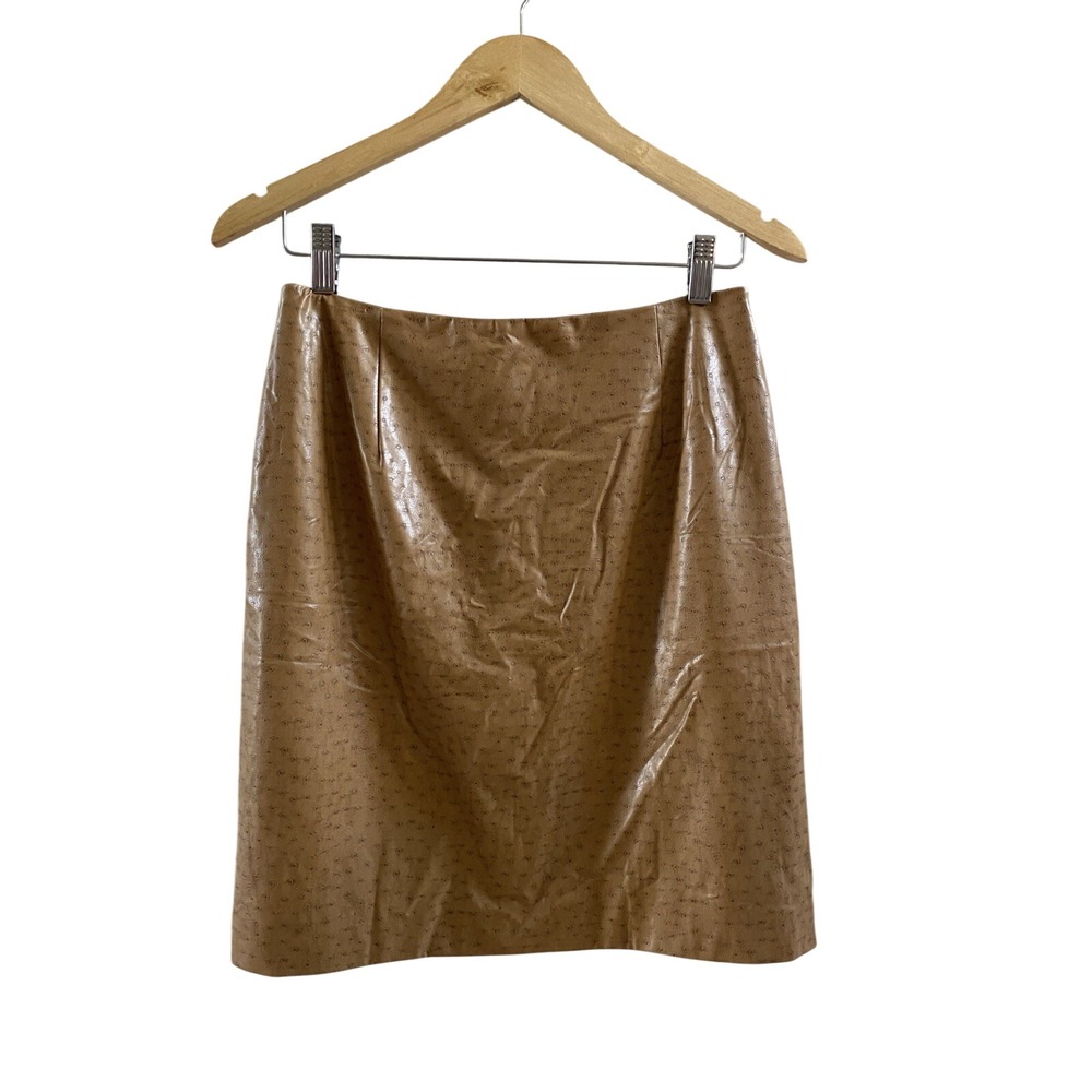 Elliott Lauren Light Brown Pencil Skirt